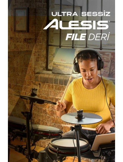 ALESIS Nitro MAX 8 Parça Elektronik Davul Seti - Bluetooth ve BFD Sesleri Dahil