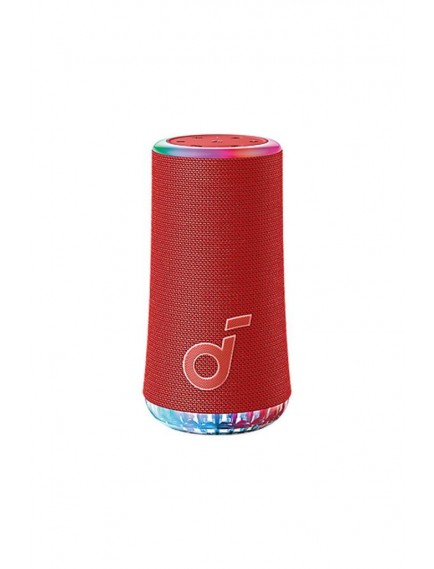 Anker Soundcore Glow Taşınabilir Hoparlör - Kırmızı - 360° Ses Bluetooth Hoparlör 