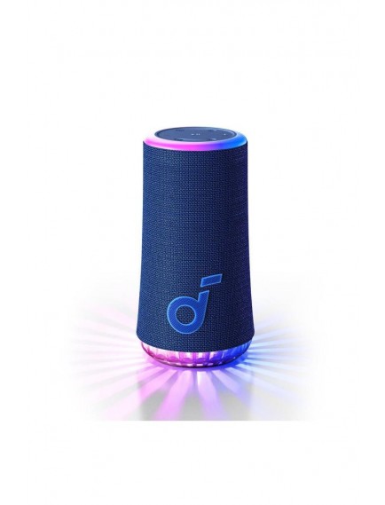 Anker Soundcore Glow Taşınabilir Hoparlör - Mavi - 360° Ses Bluetooth Hoparlör 