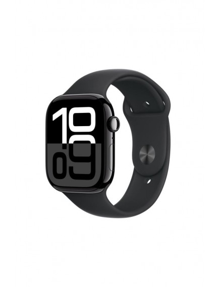 Apple Watch Series 10 Gps 46MM Jet Black Aluminium Case With Black Sport Band - S/m