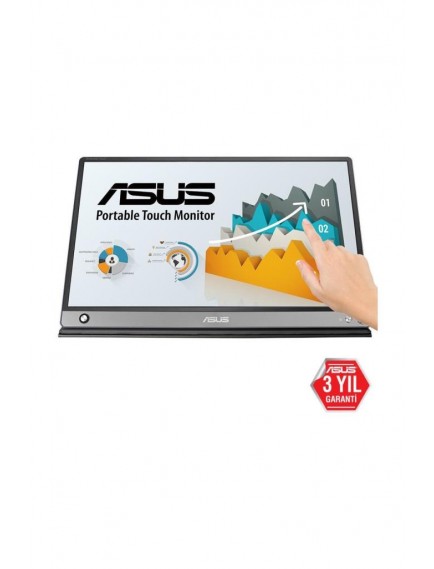 Asus ZenScreen Touch MB16AMT 15.6" 5 ms Full HD IPS 60 Hz Dokunmatik Taşınabilir Monitör