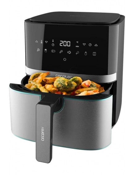Cecotec CecoFry 5500 Pro 5.5L Air Fryer XL - 1700W - PerfectCook Teknolojisi - 8 Pişirme Modu 