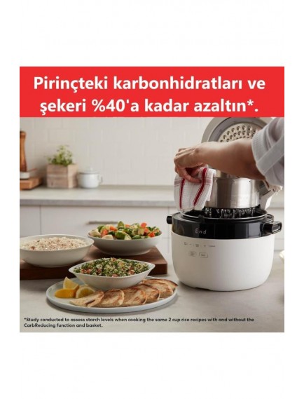 Instant Pot Hızlı Pilav Pişirici 40 Porsiyon 5 Litre
