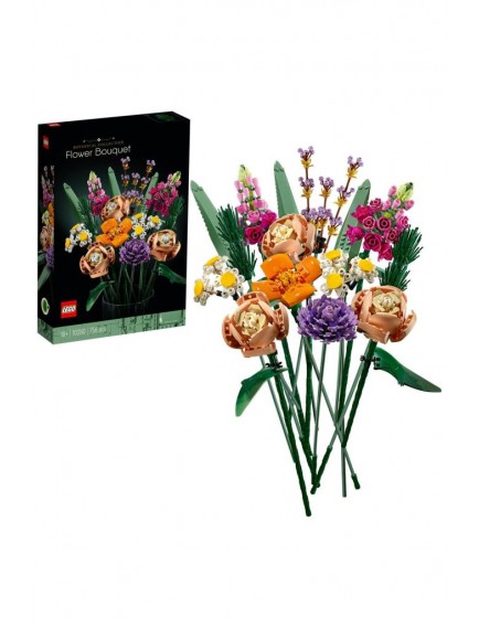 LEGO® Botanicals Çiçek Buketi 10280 - Yetişkinler için Çiçek Model Yapım Seti (756 Parça)