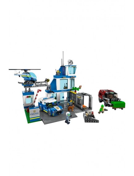 LEGO® City Polis Merkezi 60316 - 6 Yaş & Üzeri Çocuklar için Yaratıcı Oyuncak Yapım Seti (668 Parça)