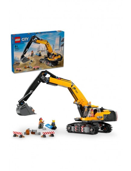 LEGO® City Sarı İnşaat Ekskavatörü 60420 LEGO® City Sarı İnşaat Ekskavatörü 60420