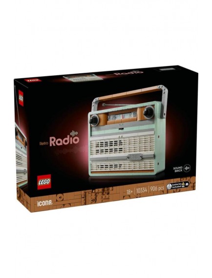 LEGO® Icons Retro Radyo 10334 - Vintage Transistörlü Radyo 