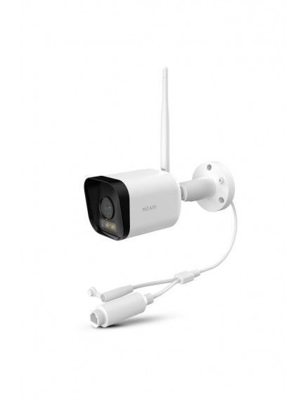 Meari L1 Plus Dış Mekan Ethernet, Wi-Fi Akıllı Güvenlik Kamerası | 2k, 3mp Gece Görüşü, Çift Yönlü Ses, Sd Kart Destekli