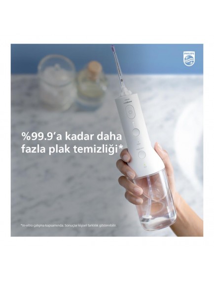 Philips Sonicare Power Flosser 3000 Ağız Duşu, Hızlı ve Etkili Diş Arası Temizliği, Beyaz, HX3826/31