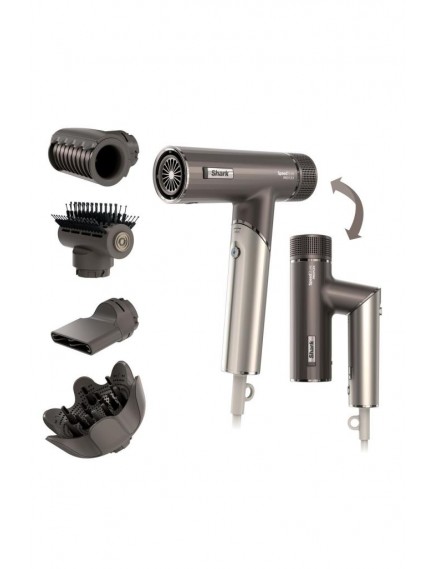 Shark Speedstyle Pro Flex 4in1 Saç Şekillendirme Seti İyon Özelliği ile Hafif ve Güçlü Performans
